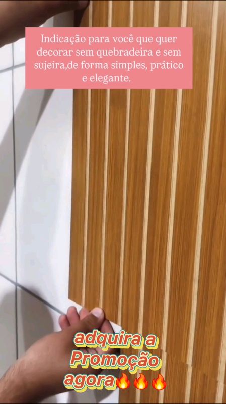 ✅ Ideal para salas, quartos, escritórios e áreas comerciais🚀 Instalação rápida, resultado profissional! #painelripado #painel #ripado #acheinashopee