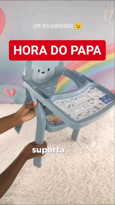 #Cadeirinha #alimentação #Plasútil #Infantil