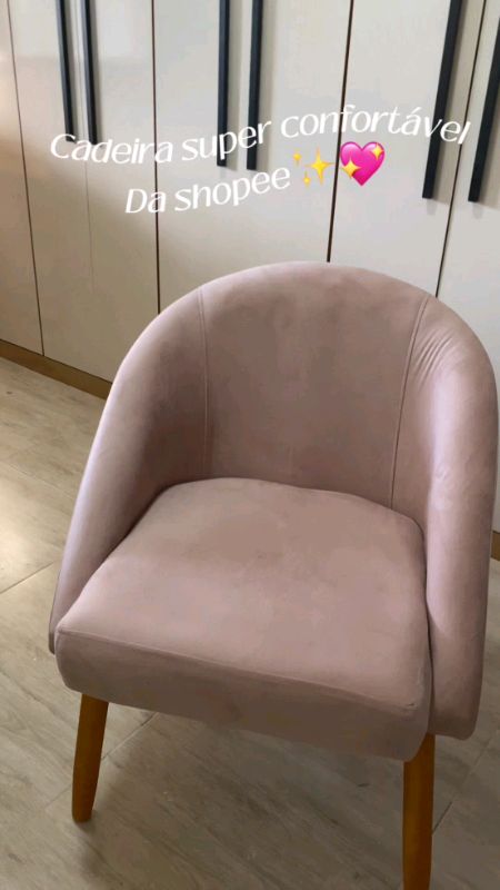 Cadeira Poltrona Decorativa Lua Para Mesa De Jantar Penteadeira Recepção Premium veludi pés palito #cadeirapenteadeira #cadeiraveludo #cadeiraquarto