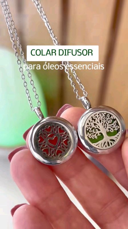 Colar Difusor de Aromaterapia! #colar #colardifusor #difusor #aromaterapia #colararomaterapia