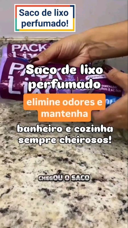 Saco de lixo perfumado!#sacodelixo #sacoperfumado #sacodelixoperfumado #sacosplasticos