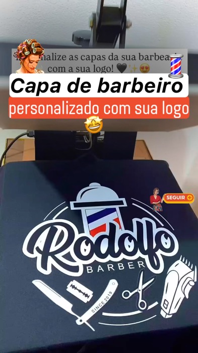 Capas de Corte Barbeiro Barbearia ✨? #capadebarbearia #barbearia #barbeiro #salaodebarbeiro #acheinashopee #barber