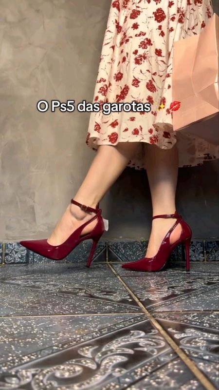 scarpin feminino #sandalia #saltoalto #scarpin #sandaliafeminina #vermelho #festa #casamento #igreja #Promo