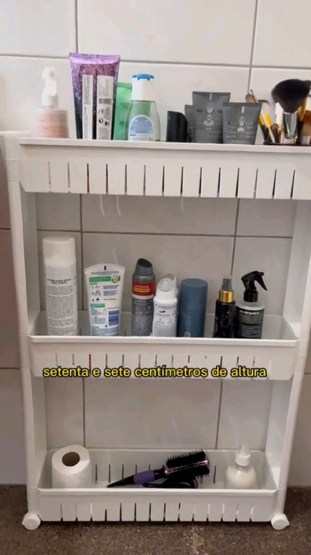 armário carrinho organizador multiuso com rodinha para banheiro lavanderia cozinha quarto #armario #carrinho #organizador #multiuso #rodinhas