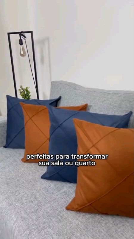 Kit 4 Capas De Almofadas Suede Cheias 45×45 Para sofá e quarto decorativa😍#kitcapas#kitalmofadas#capassuede#almofadacheia#decoracao#sofa#quarto#capa