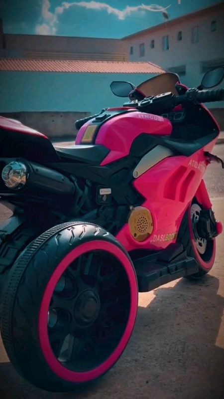 Mini Moto Elétrica Infantil  Com Luz e Som #motinha#outrascores