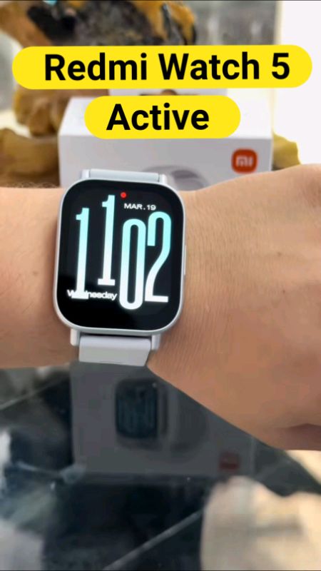 Smartwatch Xiaomi Redmi Watch 5 Active  #relógiointeligente #smartwatchxiaomi #smartwatchredmiwatch5active #RedmiWatch5Active #smartwatchredmi