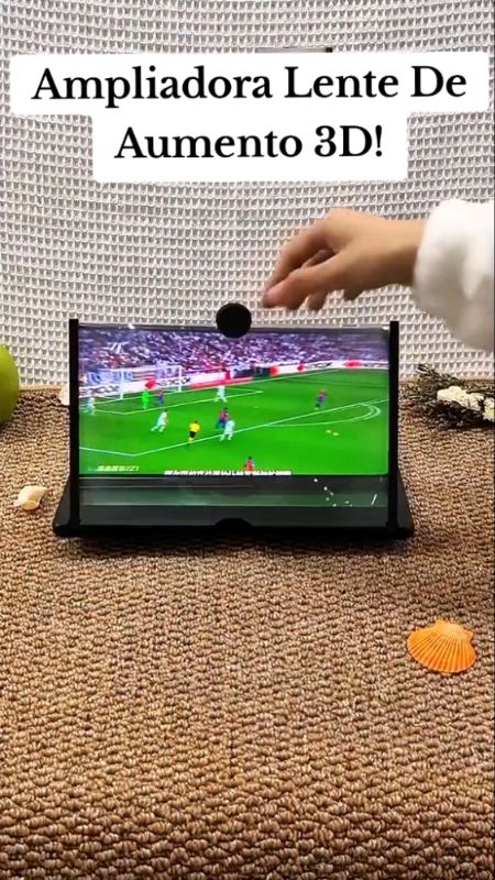 Ampliadora Lente De Aumento Tela 3D Suporte Tablet Zoom Celular #Ampliadora #Lente #Tela #3D #Celular #Tablet
