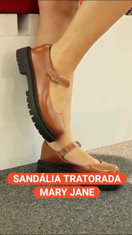 Sandália Mary jane tratorada. #sandaliamaryjane #sandaliafeminina #look #modafeminina #calcadofeminino #estilo #conforto