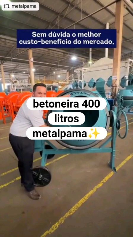 betoneira 400 litros metalpama#400litros #betorneira #oferta #metalpama #ferramenta #pedreiro