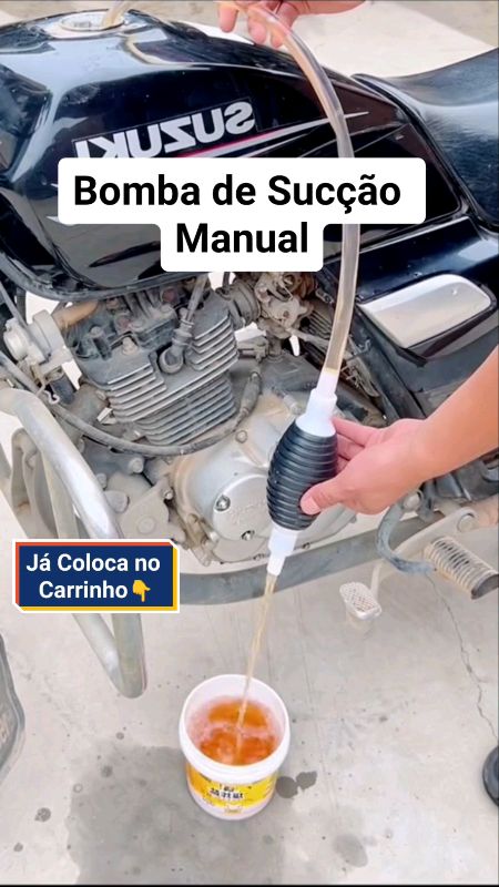 Bomba de sucção manual multiuso transfere oleo agua gasolina etanol #bombadesucção#bombamanual#shopee