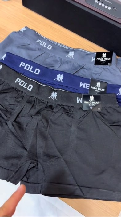 ￼Kit 5 Cuecas Boxer Polo Wear Lisa Microfibra Masculina Sem Costura - Adulto. #kitcuecas #viral #cuecas #masculina