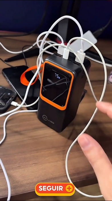 Carregador Portátil Power Bank Grande 50000mah/30000mah/20000mah/ Turbo 22.5W PD Rápido #carregador #carregadorportatil #powerbank #carregadorrapido