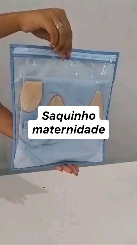 #saquinhomaternidade #impermeavel #sacoziper #sacoenvelope