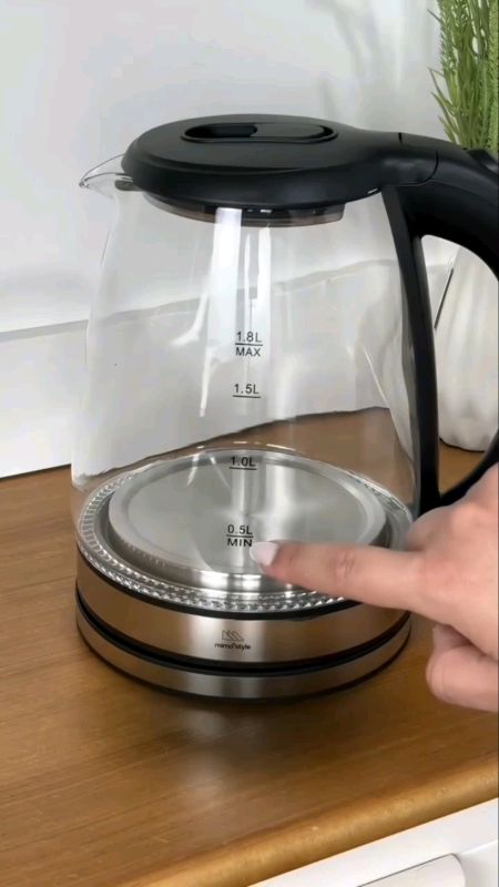 #Chaleira #elétrica #vidro #jarra #110v #chá #café #inox #desligamentoautomatico #220v #bule #transparente #vidrotemperado #Promo #desconto #oferta