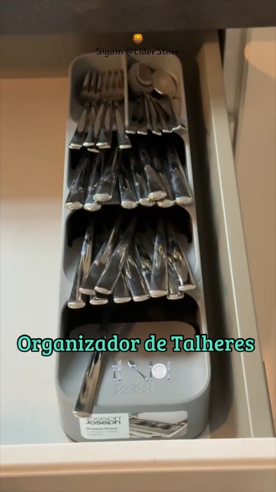 Organizador De Gaveta Talheres Colher #organizadordegaveta #organizadortalheres #organizadordecolher #casa #cozinha #organizador #talheres