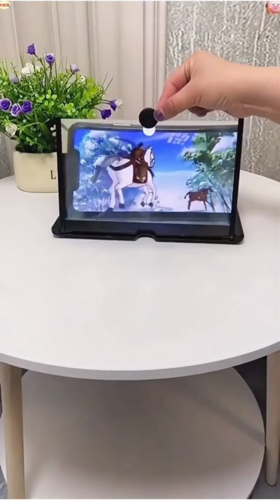 Amplificador de Tela e Imagem Lupa 3D.