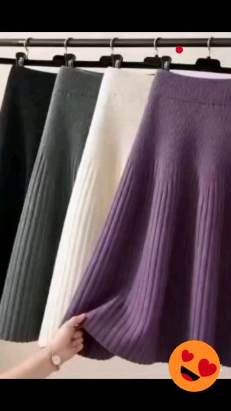 Saia Longa Feminina Coreia Saia de Lã Outono Inverno #saialonga #saiafeminina #saiaestilosa