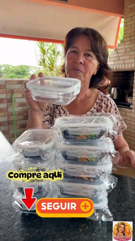 Pote De Vidro Marmita Hermética Tampa com Trava. #PoteDeVidro #hermetico #tampacomtrava #marmita #shopechinchadamary
