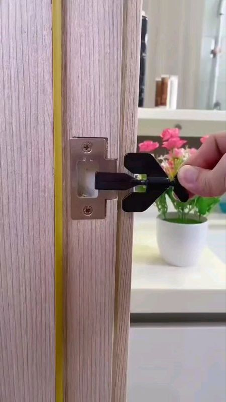 fechadura trava portátil #Fechadura #Trava #Portátil  #Segurança #Porta #Hotel #Aço #Inox #Tranca #Ajustavel #Anti #Roubo