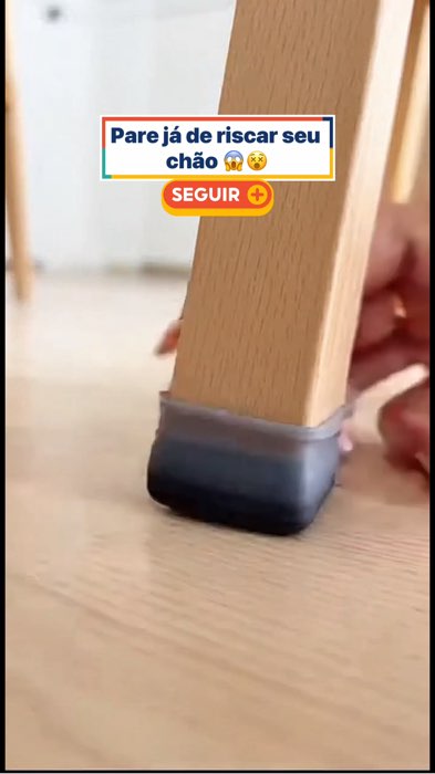 #protetordecadeira #protetorsilicone #pede cadeira #protetordemoveis #organizacaodecasa #casapratica #siliconeantirruido #protetorantirrisco #casa