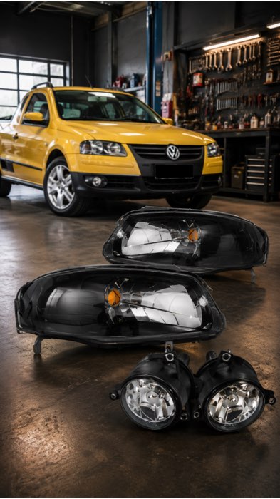 Kit Farol Gol Saveiro Parati G4 Máscara Negra mais Milha #kitfarol #FarolGol #saveiro #parati #farolemilhag4 #saveiro #ParatiG4