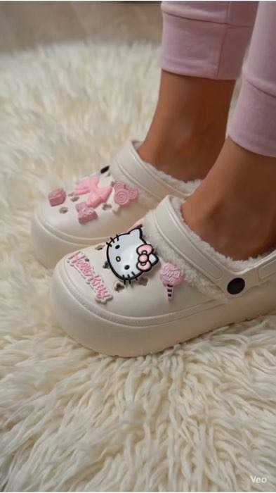 Novo bonito Hello Kitty chinelos de algodão casa feminina antiderrapante forro de sola grossa chinelos de algodão #feminino #sapato