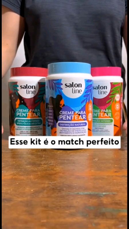 kit creme Salon line 😍 #kitcremesalonline #salonline #kitsalonline