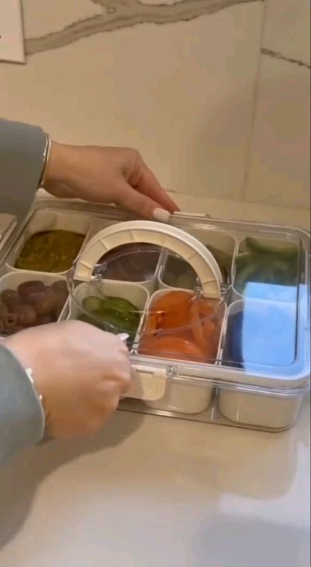 Caixa Organizadora de alimentos #caixaorganizadora #caixaalimentosgeladeira #caixaorganizadoradegeladeira #caixaorganizadoracomdivisorias