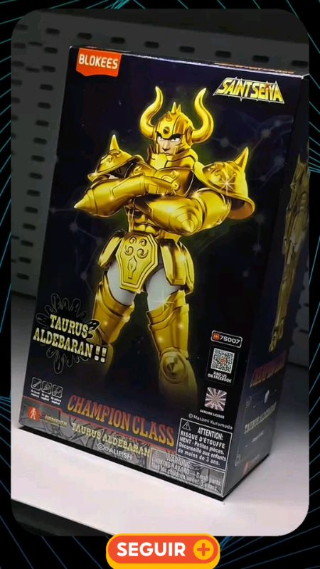 Boneco Cavaleiros do Zodíaco Aldebaran #cavaleirosdozodiaco #aldebaran #touro #SaintSeiya #BonecoAnime #blokees #viral #Promo #fy