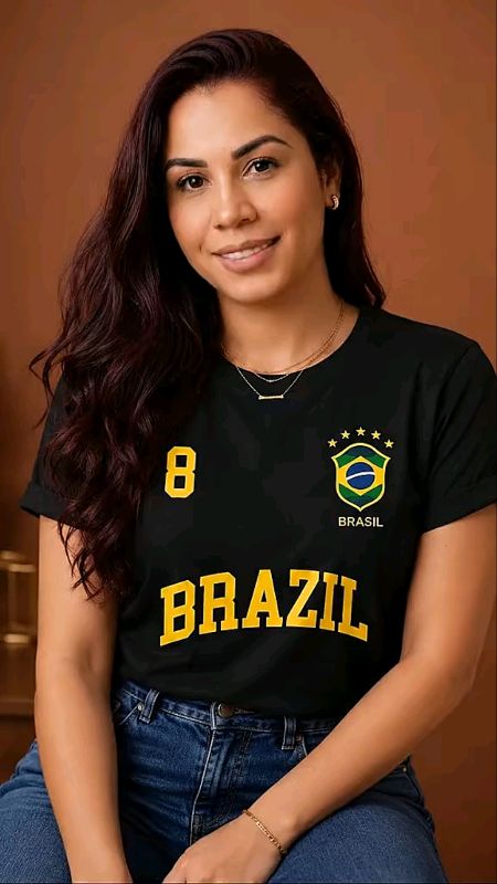 Blusa feminina Brasil #tshirt #tshirtbrasil #copa #vaibrasil