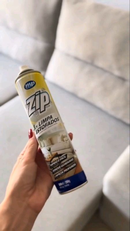 Espuma spray zip Limpa estofados #zip #espuma #limpeza #estofados