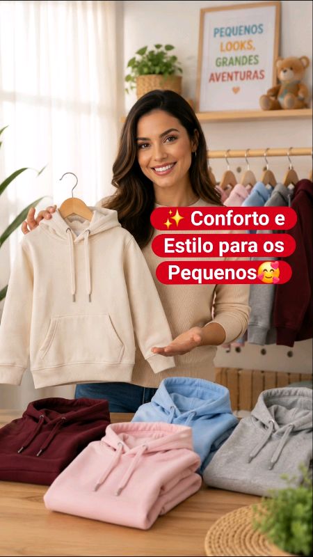 Moletom infantil Canguru com capuz e bolso 🥰🥰#moletominfantil#moletomcanguru#moletom