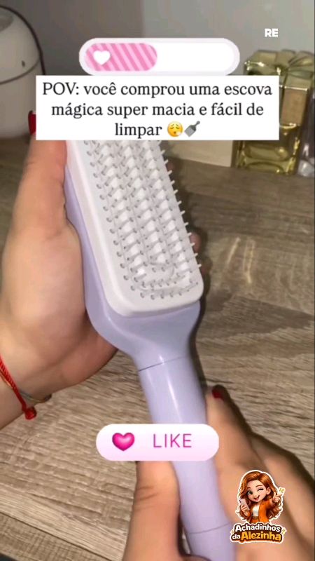 #escovadecabelo #escovaautolimpante