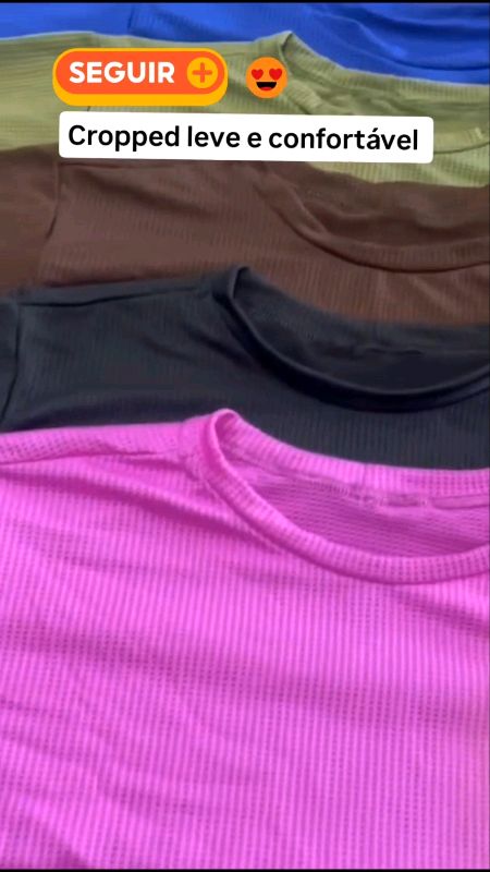 Adiciona no carrinho 👆 kit 3 Cropped Feminino #ceopped #roupafeminina #roupa