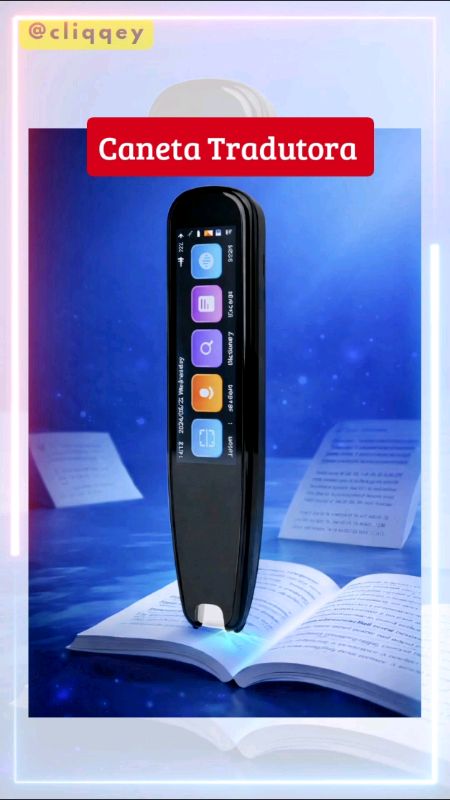 Caneta Tradutora #canetainteligente #bilingue #scaner #canetagpt #ia #estudos