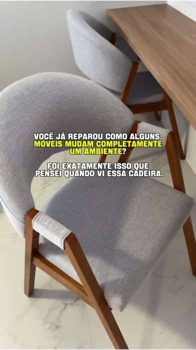 #cadeira #CadeirasSala #CadeirasLuxo #kitcadairas