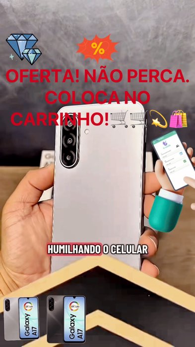￼#CelularGalaxy #A17 4G Tela 6.7 128GB Super #AMOLED Câmera Tripla #50MP #Samsung#celulargame#smartphone#cameratripla#moderno#barato#viral#shopeevideo