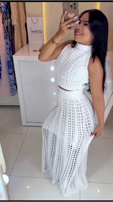 Conjunto Feminino em Tricot Cropped #conjuntoemtricot #tricot #conjuntofemininotricot #acheinashopee #mulheres #shopee #modafeminina #moda #achadinhos