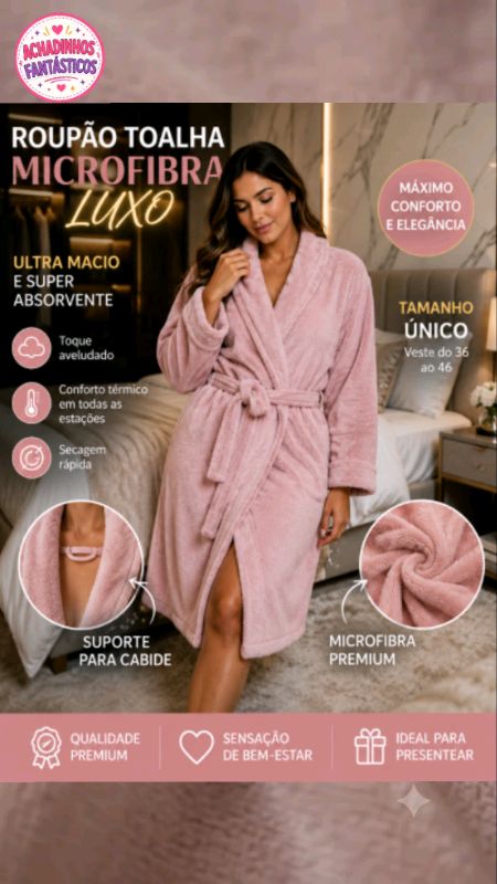 #roupaotoalhafeminino #roupao #roupaofeminino #banheiro #sul #suldeste #centrooeste