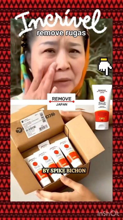 ￼#RemoveJapan #AntiRugas #antiflacidez #antimanchas #bigodechines #linhasdeexpressao #pesdegalinha #bolsasnosolhos #anúncio