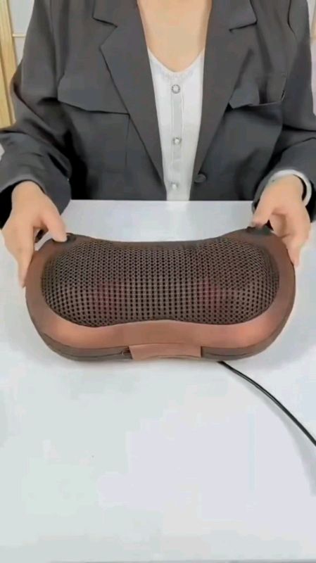 Massageador Shiatsu 8 bolas 💆 Alivia tensão lombar e pescoço em casa ou no carro! #massagem #relaxamento #shiatsu