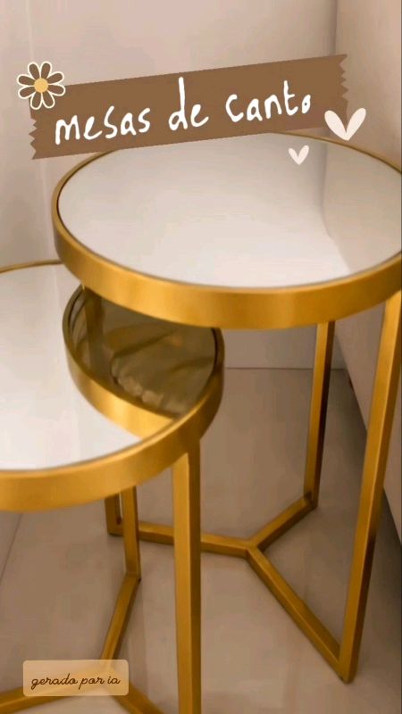 #Mesa #casa #decoração #conjuntodemesasdecanto #mesalateral #mesaespelhada #mesadecorativa confira a variação disponível.