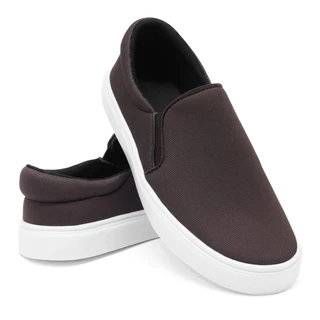 Sapatênis Iate Casual Tênis Slip on Calce Fácil · Esporte Fino · 181 Marrom · Unissex