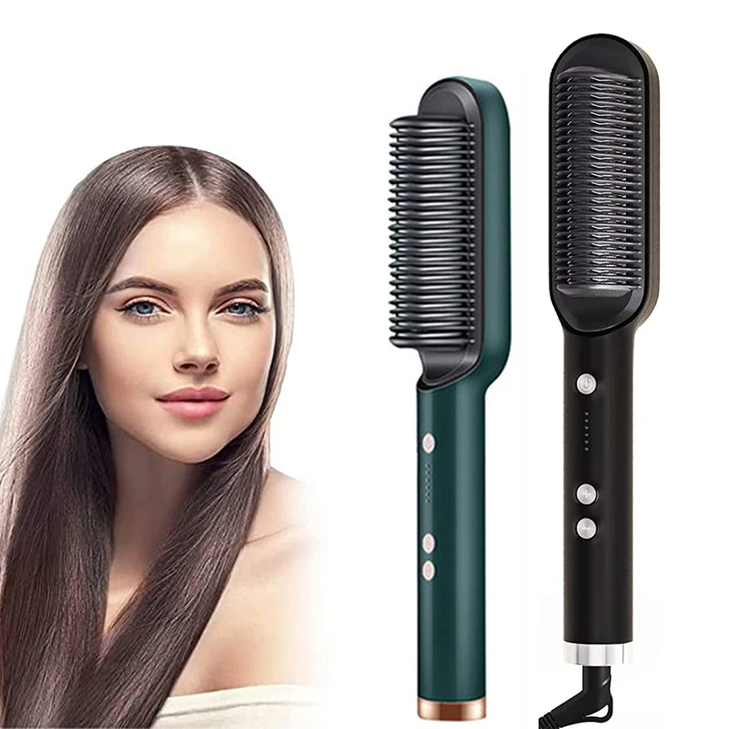 Escova Alisadora 5 Em 1: Potência Praticidade Qualidade Já 110v/220v Escova Elétrica Secador Chapinha de Cabelos Escova Secadora Tipo TAIFF escova 5 em 1 qualidade premium TOP Escova 5 Em 1 Temperatura Ajustável Bivolt Full Escova Ali