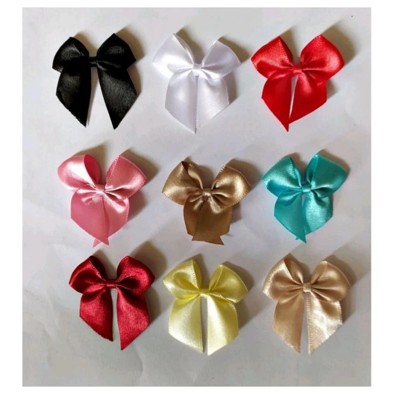 Laço de Cetim n°3, 100 Unid, Ideal Para Lingerie | Artesanato, Pet | Lembrancinhas | Decoraçõe