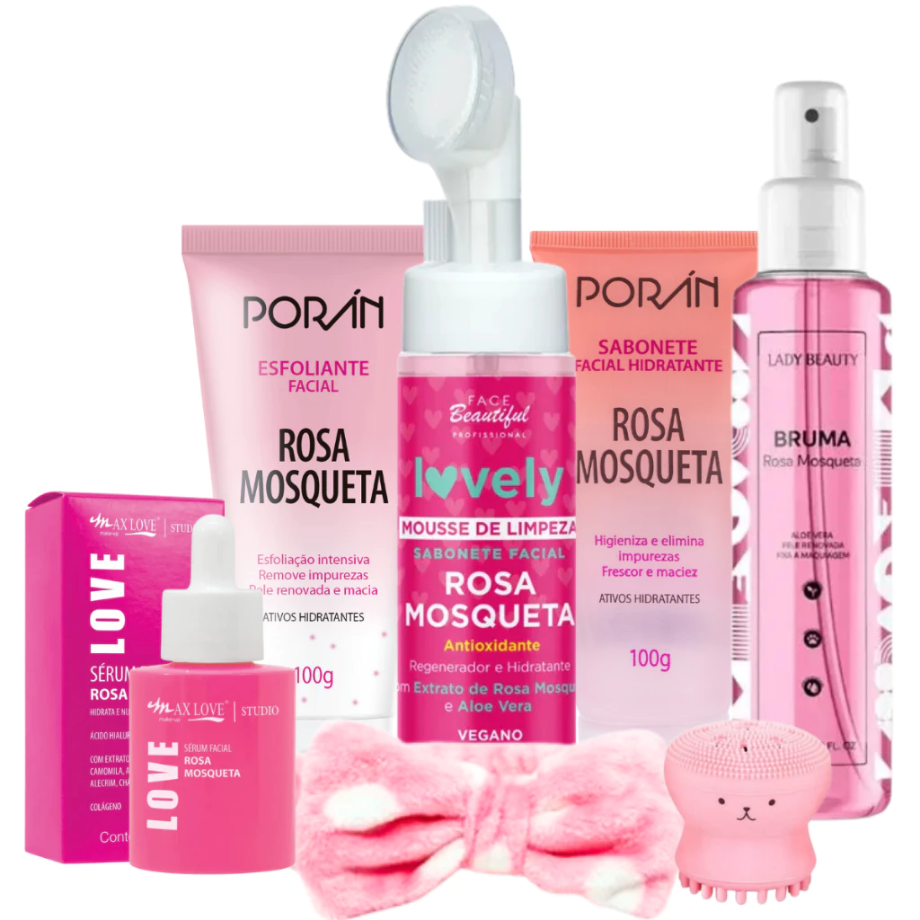 Kit Completo Skincare Rosa Mosqueta