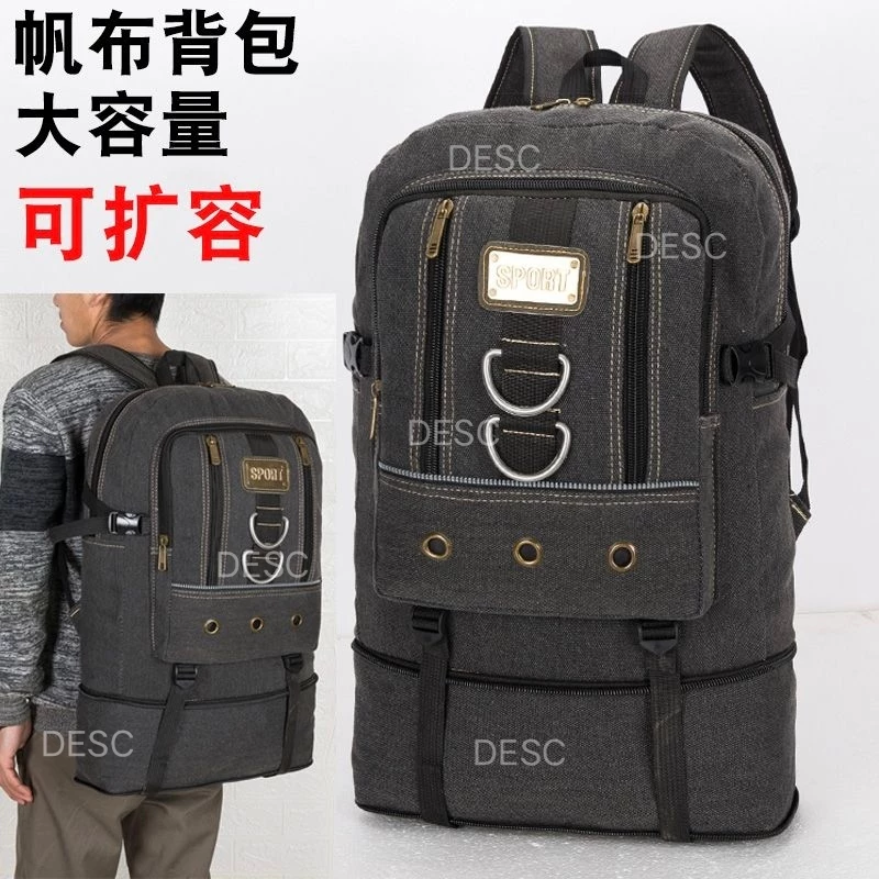 Mochila Grande De Lona