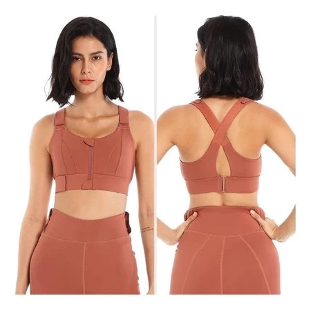 TOP COLETE AJUSTAVEL COM FECHO NA FRENTE POSSUI BOJO E FECHO NA FRENTE