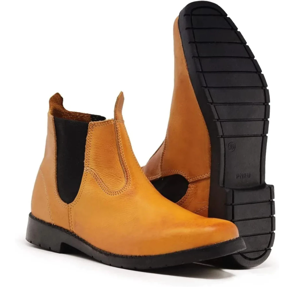 Bota Masculina Botina Trabalho Couro Legítimo Oferta Só Hoje